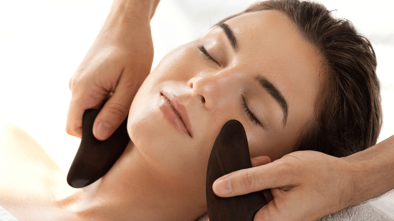 pierre de massage pour le visage