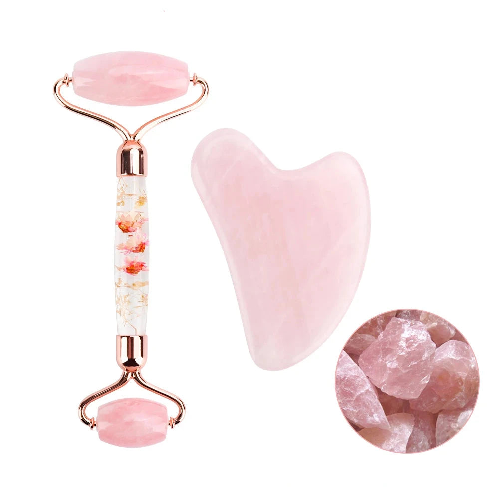 kit rouleau + gua sha