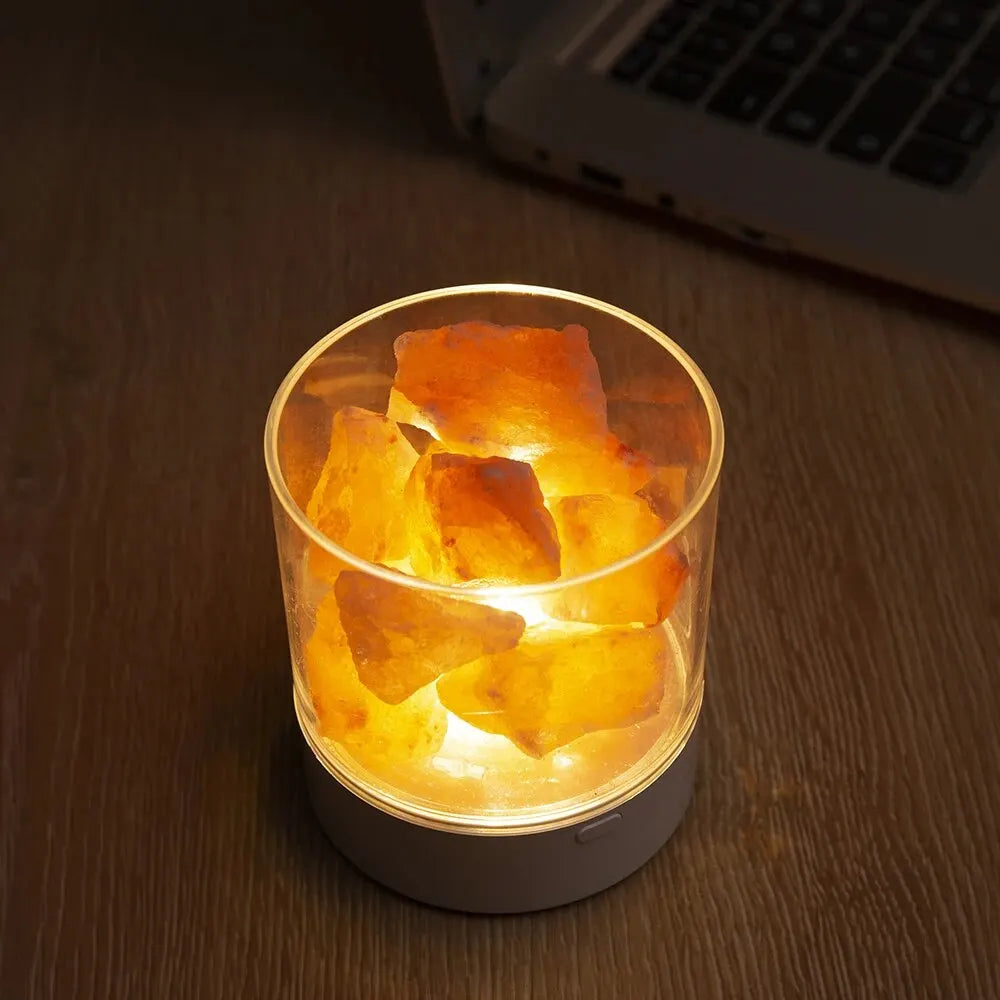 lampe de sel minimaliste de nuit