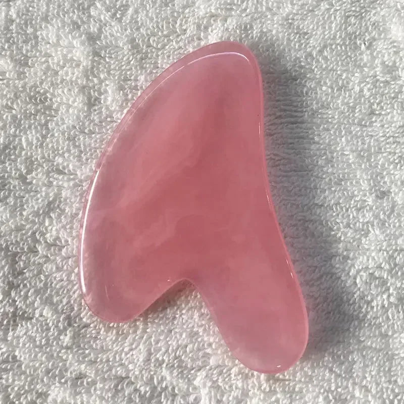 GUA SHA QUARTZ ROSE
