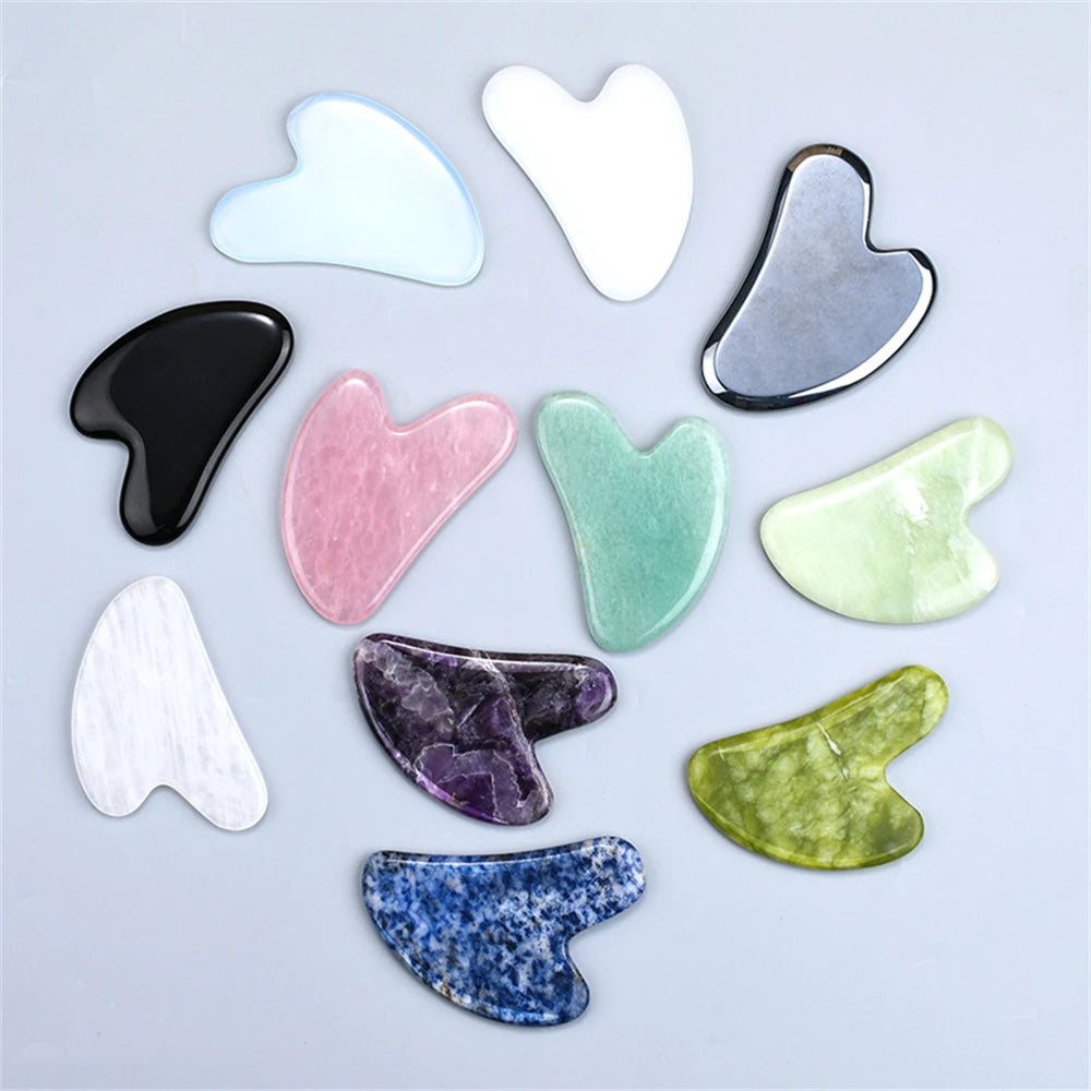 gua sha massage faciès