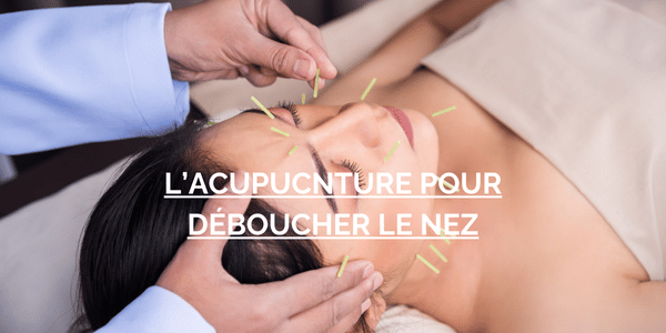 acupuncture nez bouché