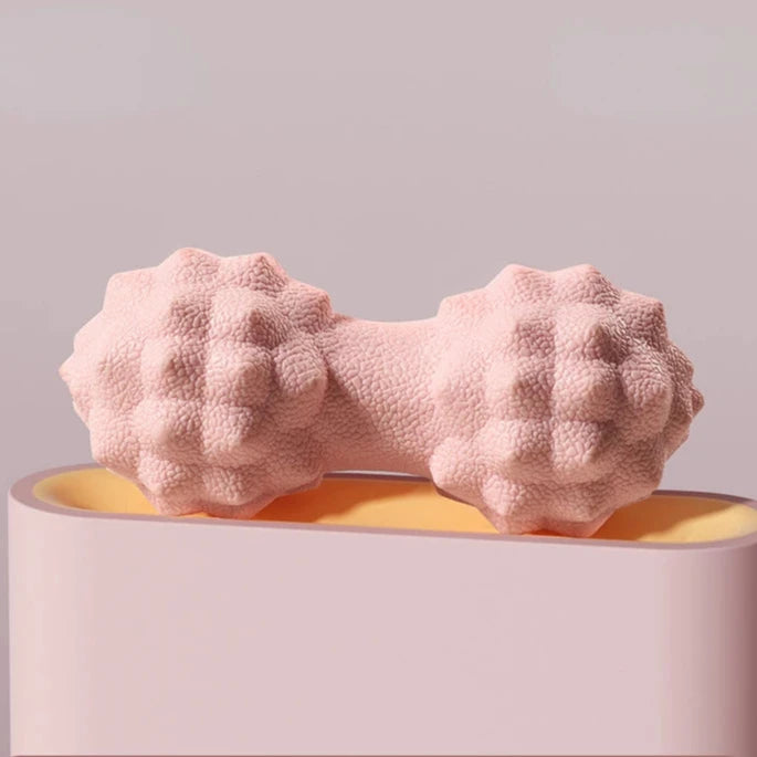 Accessoires avec pics, adaptés pour les massages plantaire, du dos, et du corps en général de couleur rose