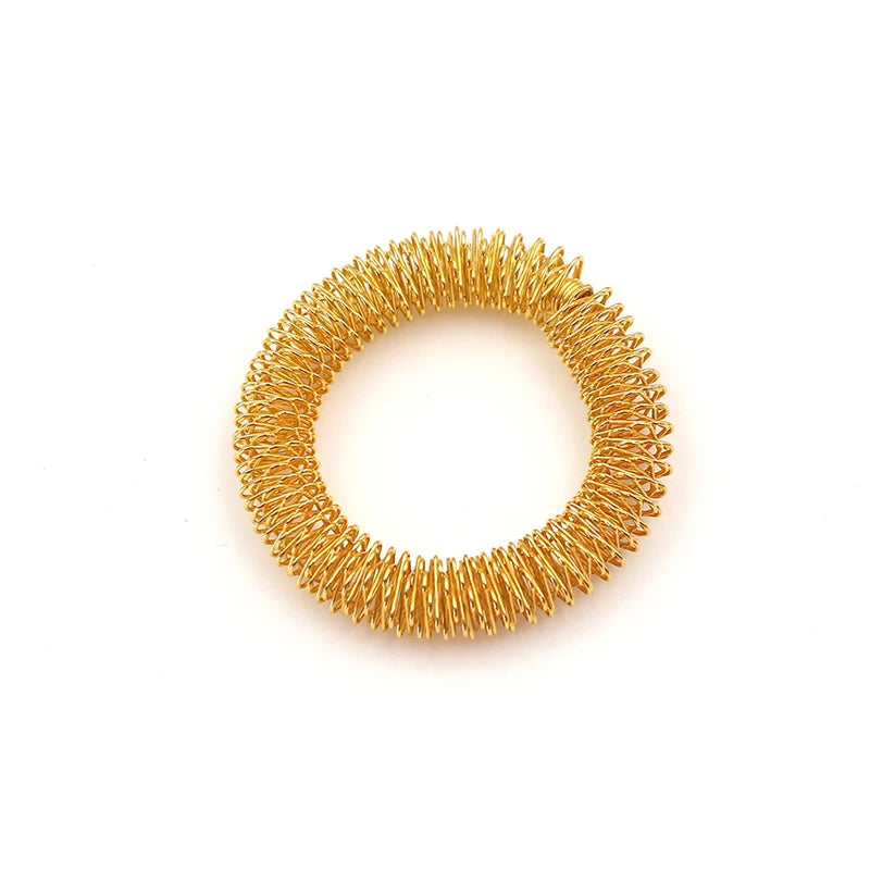 bracelet acupression doré