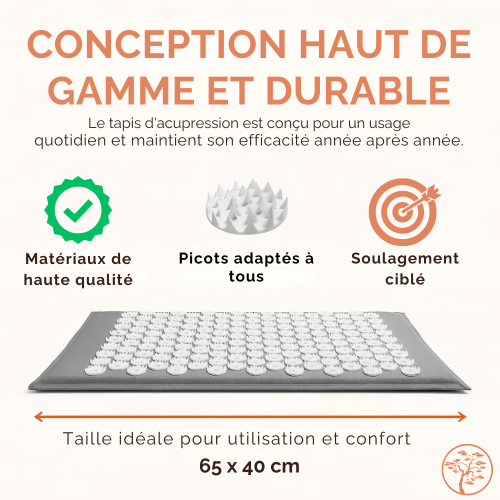 illustration tapis acupression