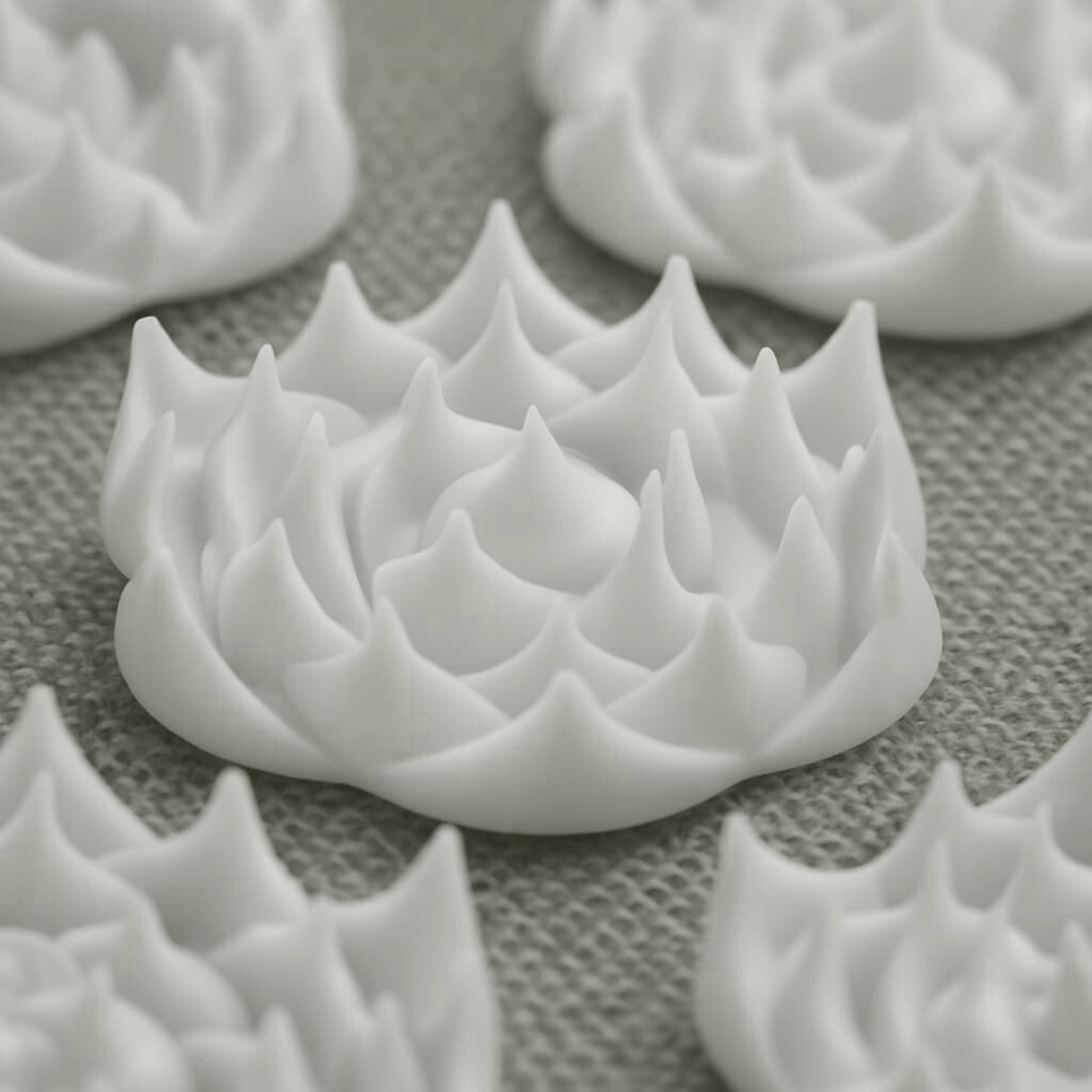 pics d'acupression gris