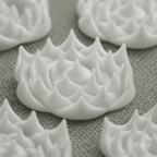 pics d'acupression gris