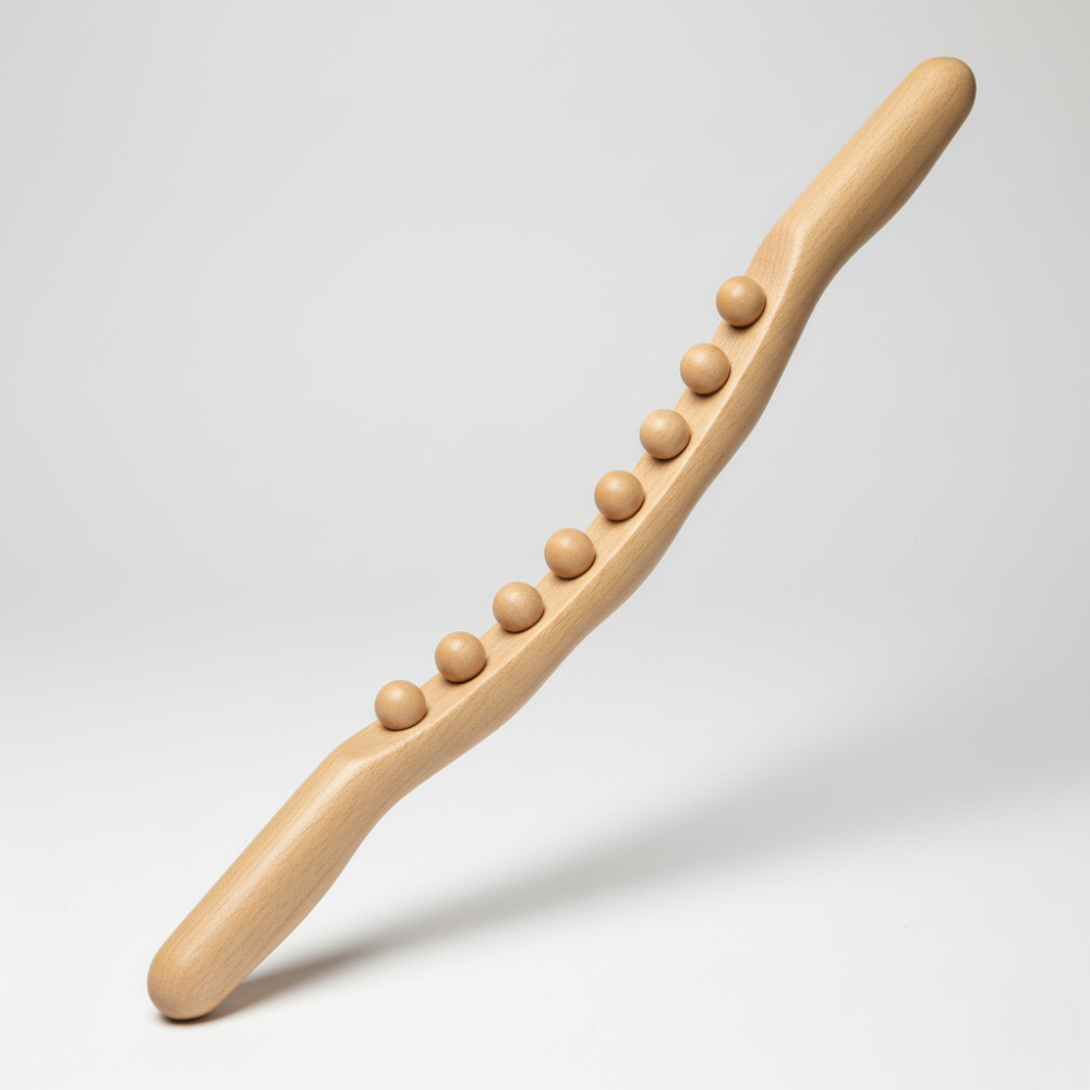 Rouleau de Massage en Bois