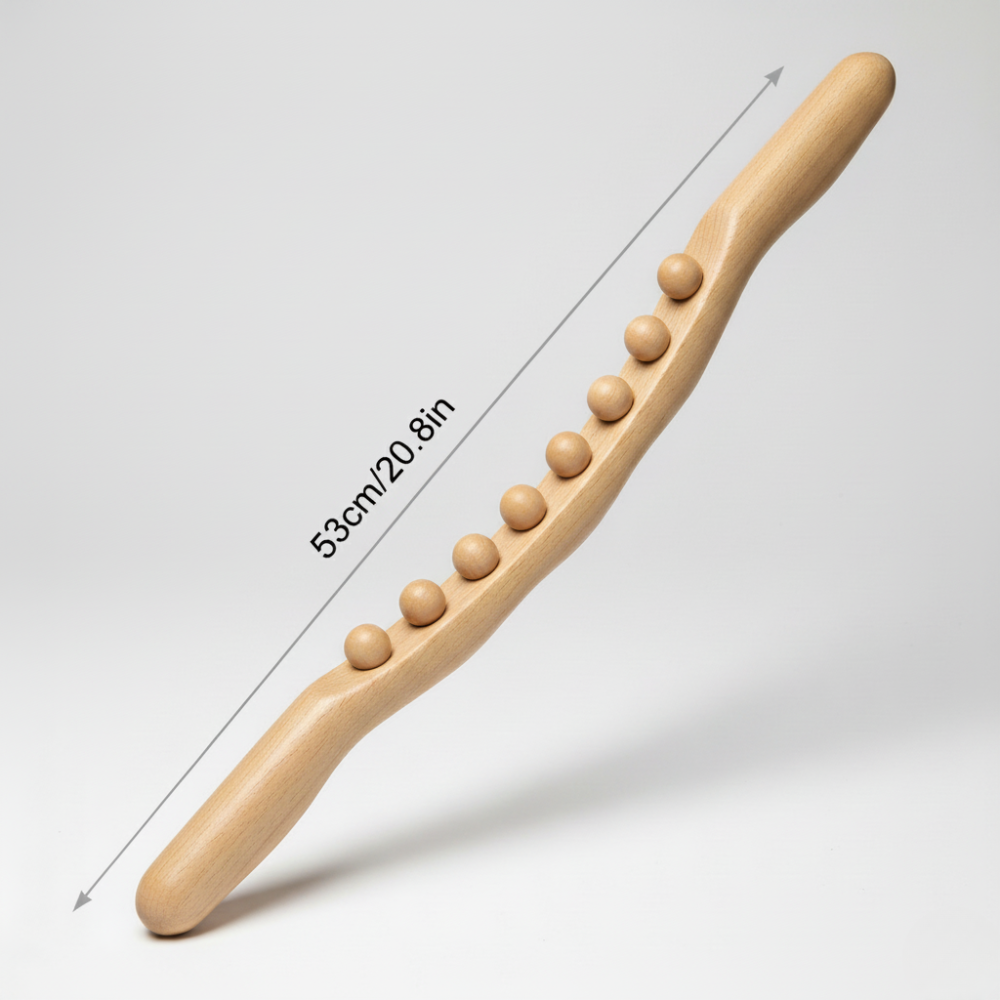 Rouleau de Massage en Bois