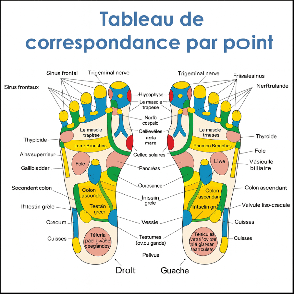 Accessoires d'acupression Pieds