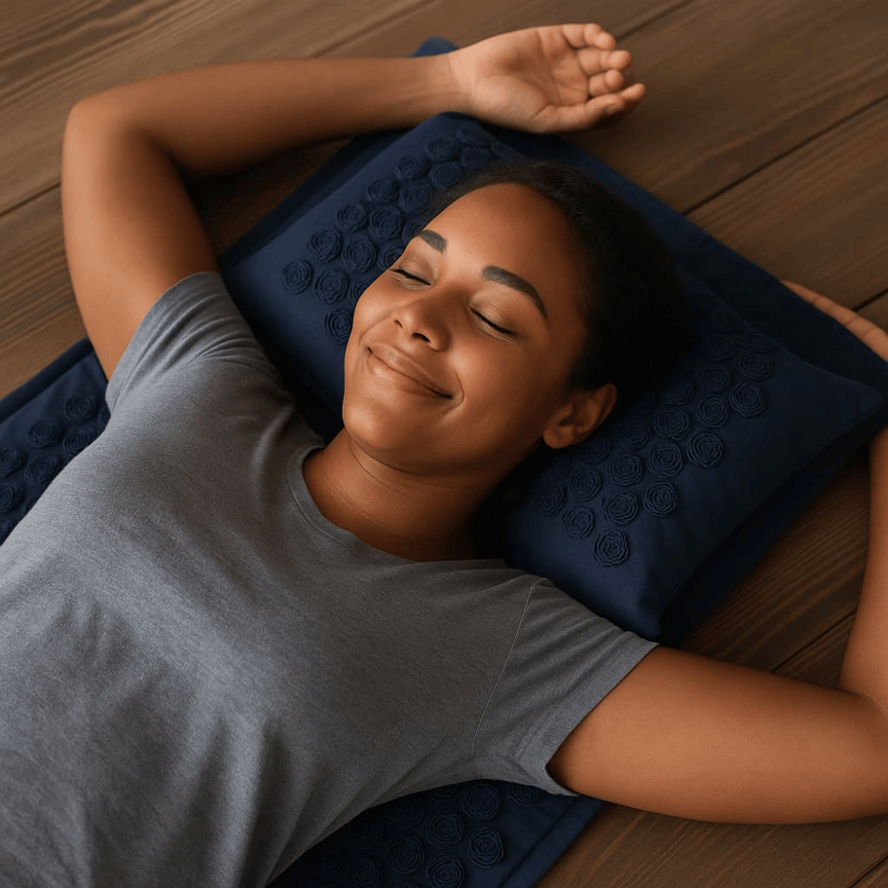 Tapis Fleurs de Lotus - En Fibre de coco