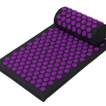 tapis lotus violet